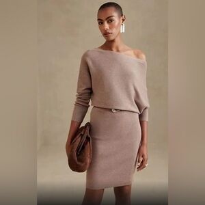 NWT Banana Republic Colleta Off Shoulder Dress